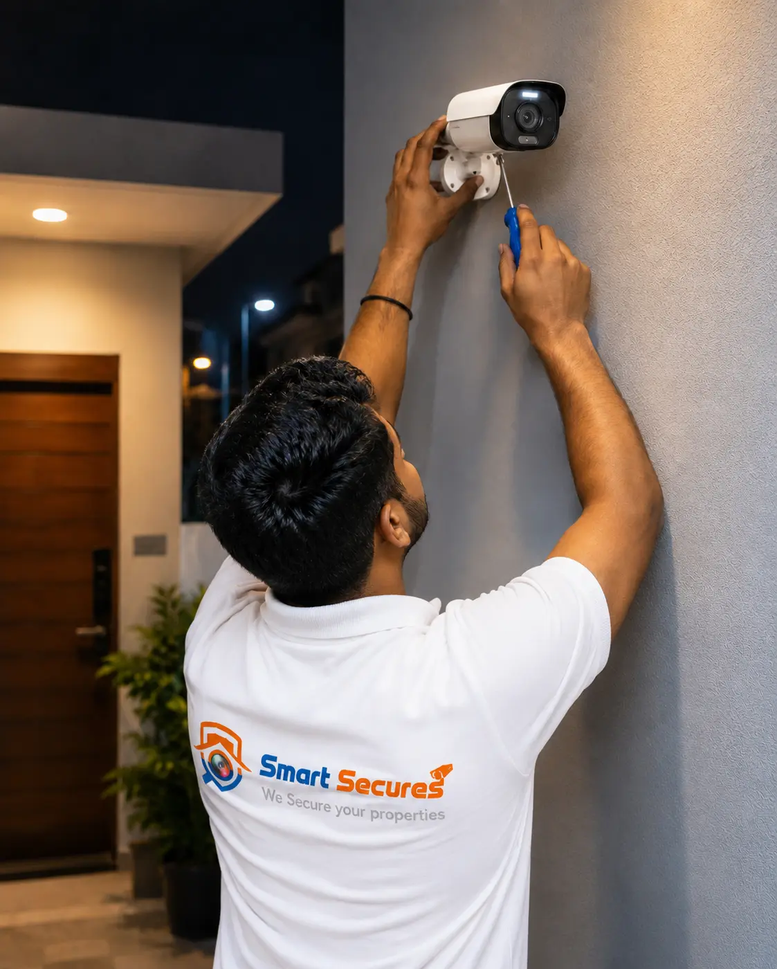 CCTV Camera Installation in Hyderabad — Smart Secures Certified Technician