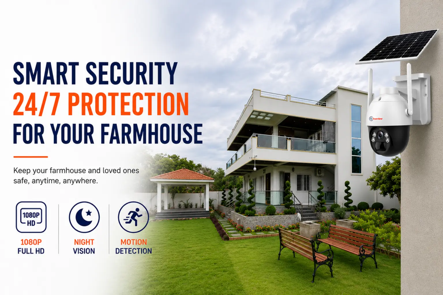 Farmhouse CCTV Installation Hyderabad