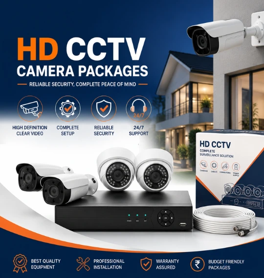 HD CCTV Camera Package Hyderabad — Smart Secures
