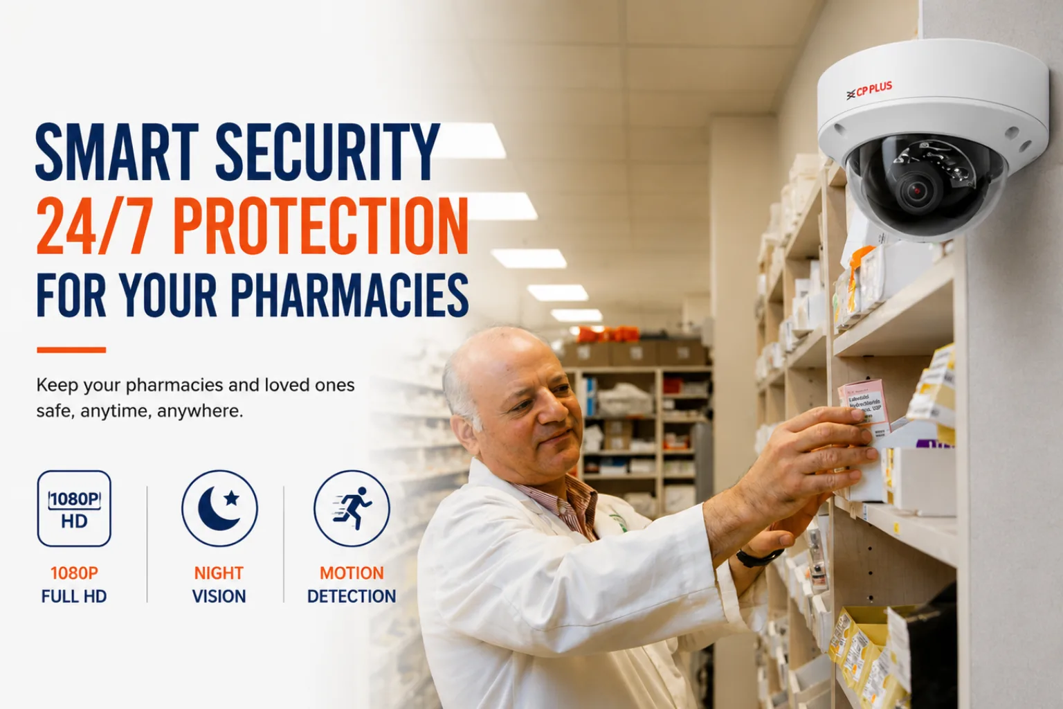 Pharmacy CCTV Installation Hyderabad