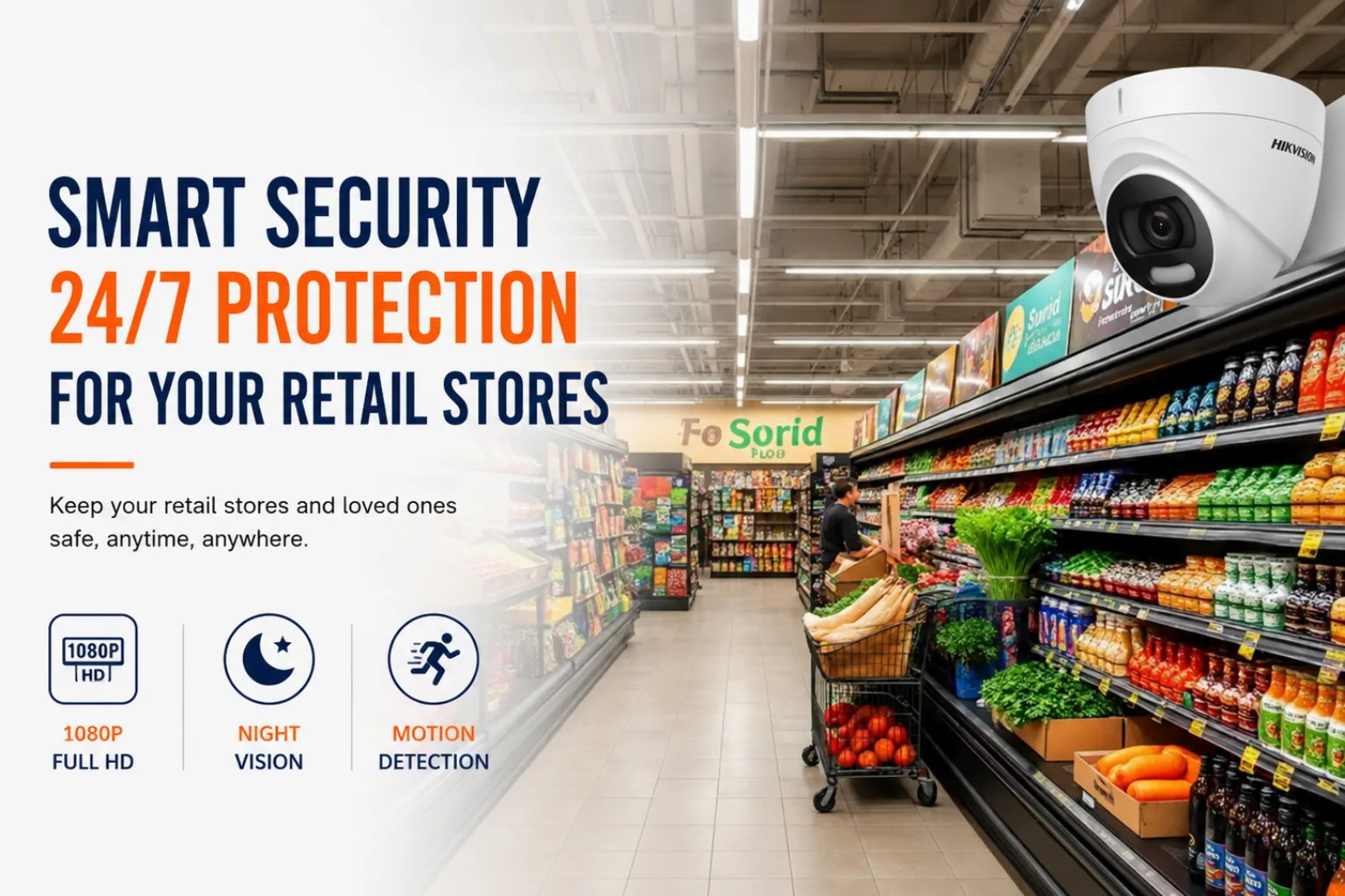 Retail CCTV installation Hyderabad 