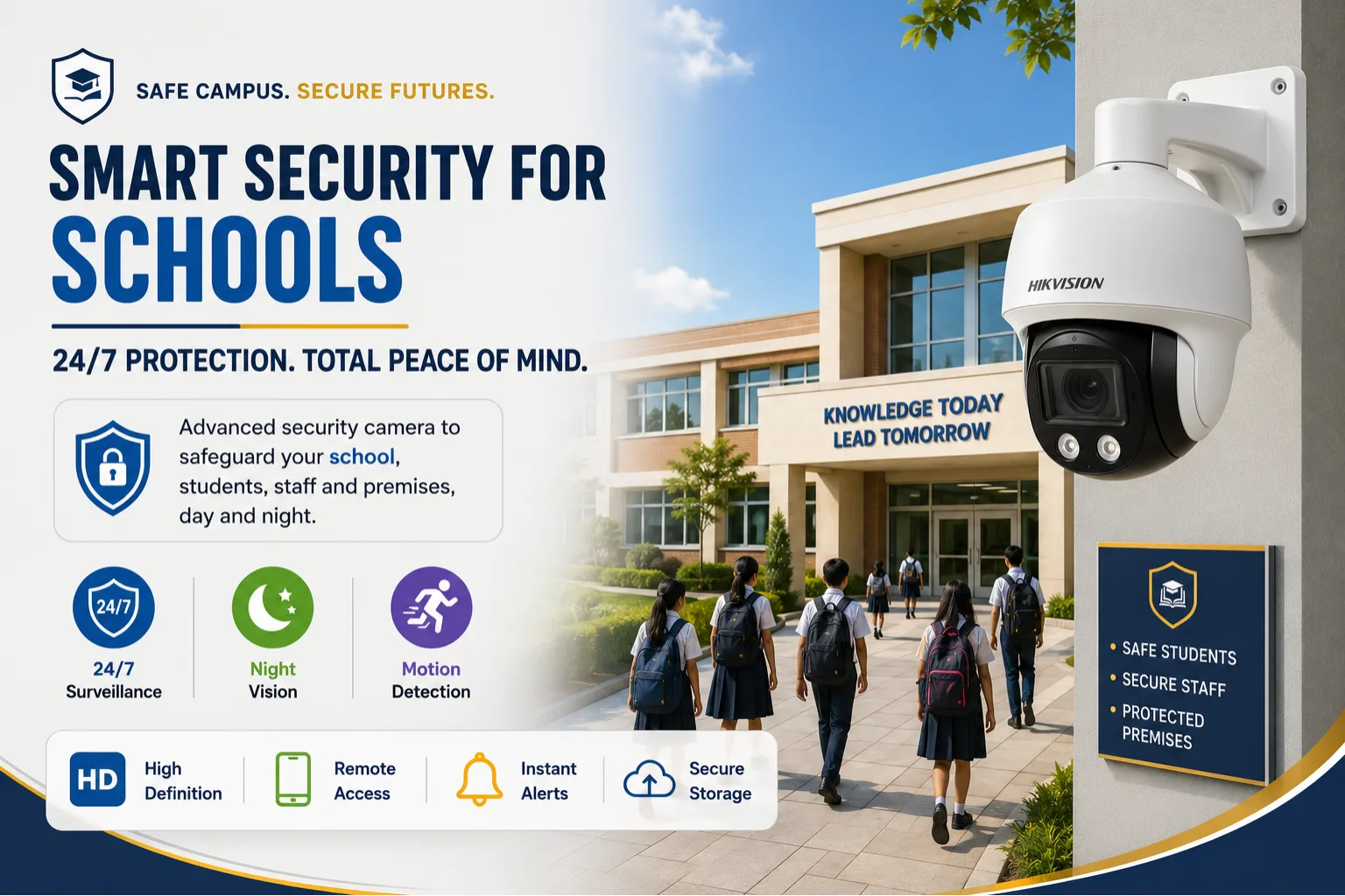 School CCTV Installation Hyderabad