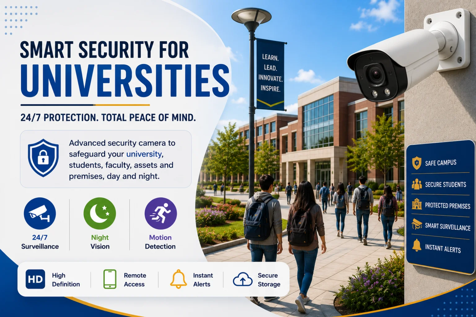 University CCTV Installation Hyderabad
