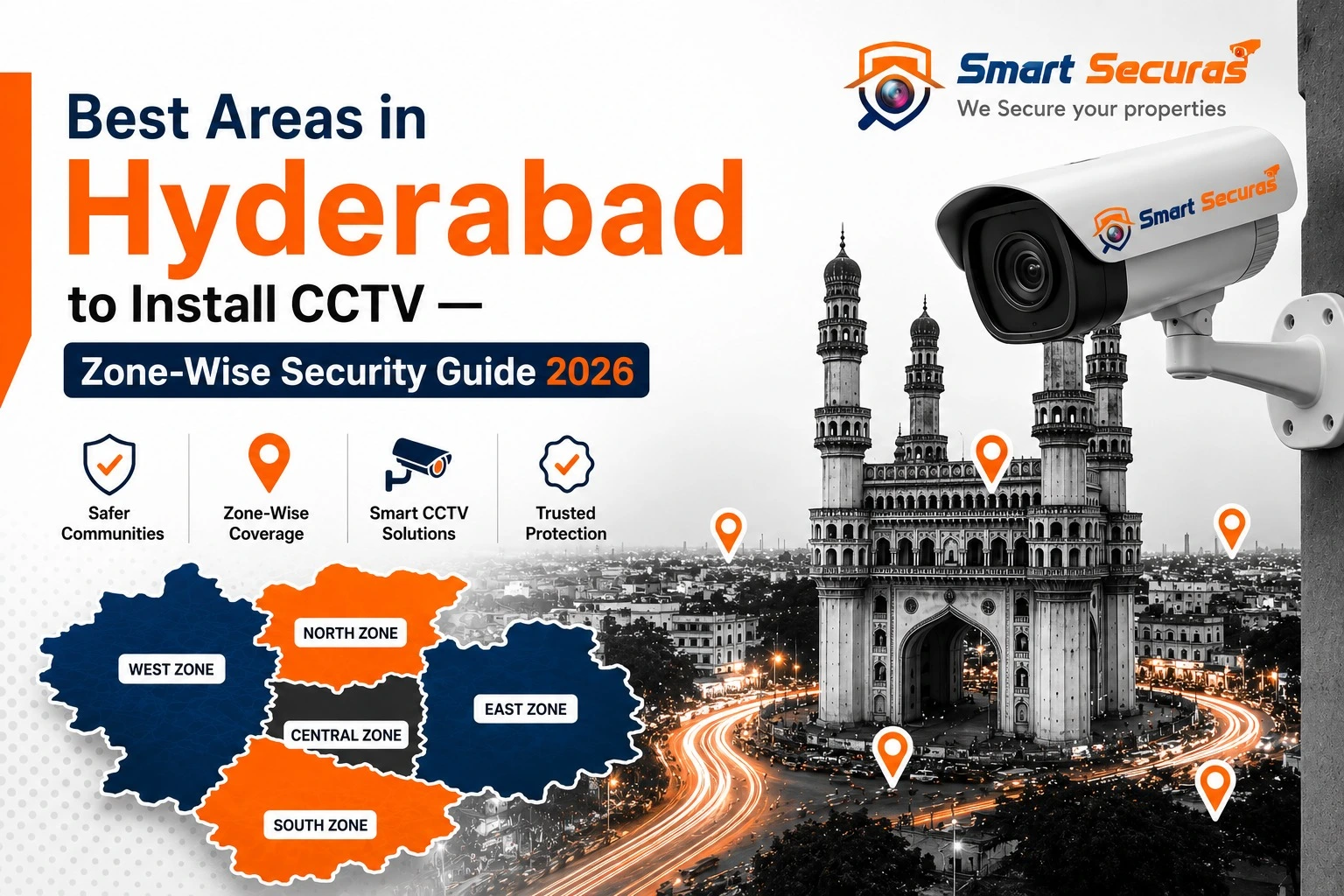 Best Areas in Hyderabad to Install CCTV — Zone-Wise Guide 2026