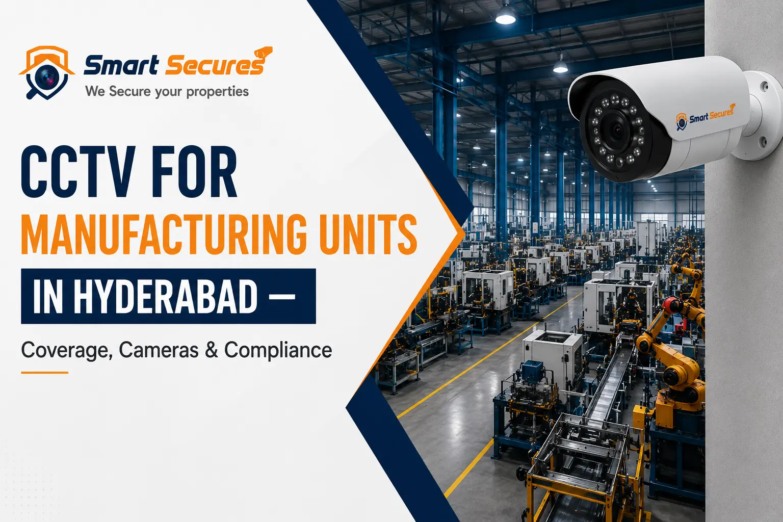 CCTV for Manufacturing Units in Hyderabad — Coverage, Cameras & Compliance