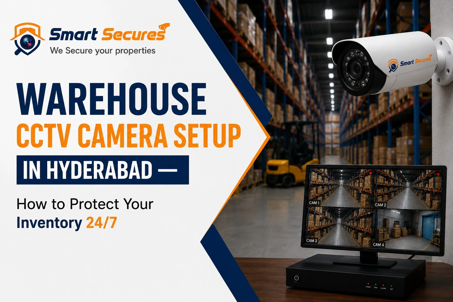 Warehouse CCTV Camera Setup in Hyderabad — Protect Inventory 24/7