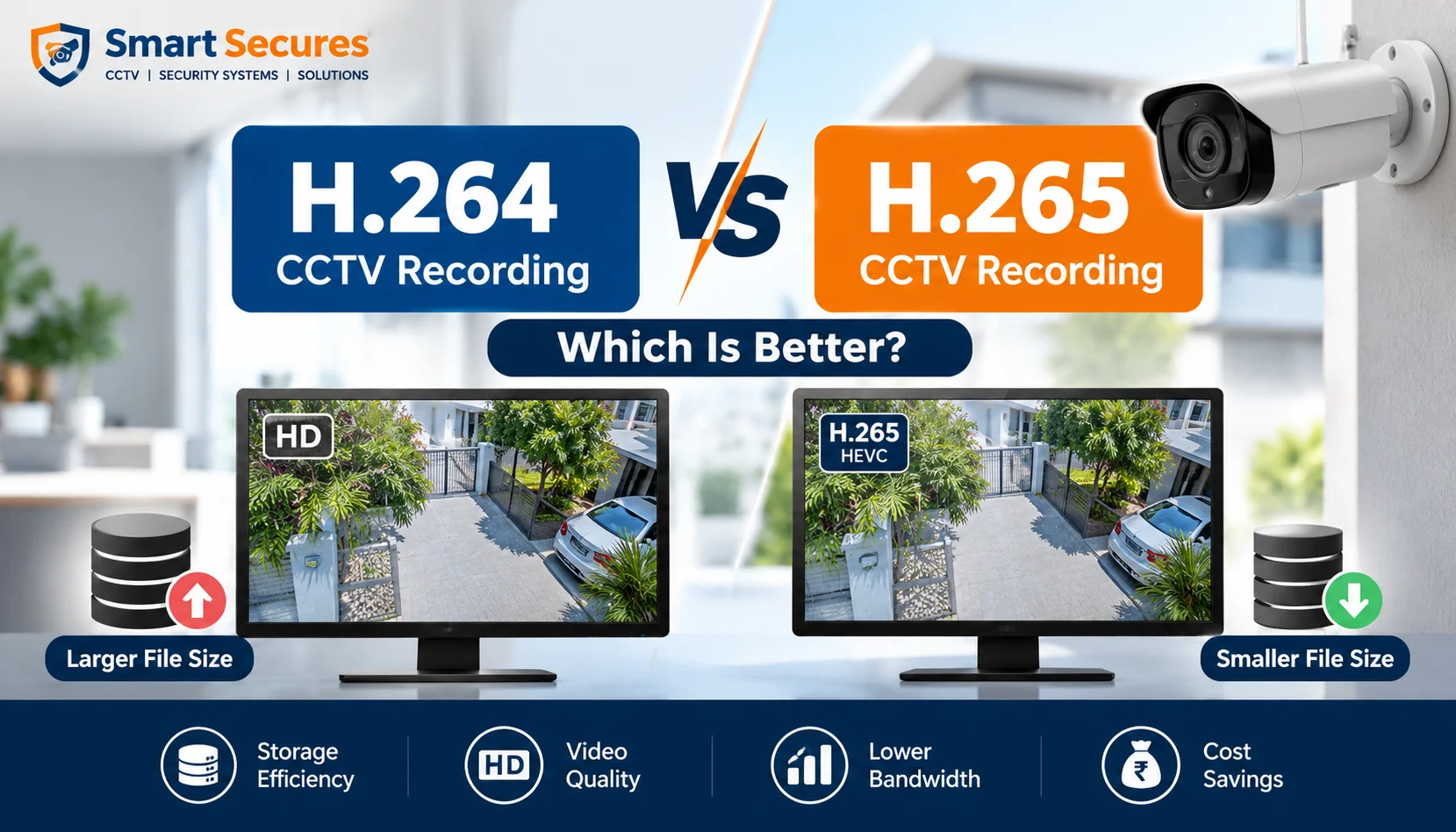 H.264 vs H.265 CCTV Recording: Which Compression Is Better?
