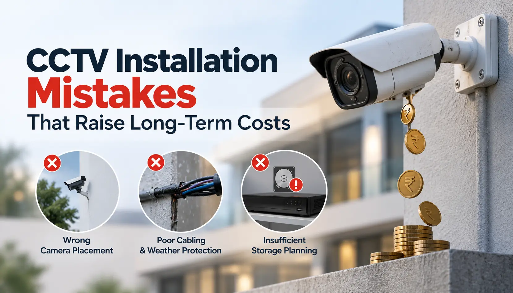 CCTV Installation Mistakes That Can Increase Your Long-Term Costs
