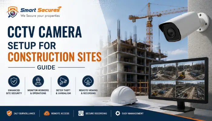CCTV Camera Setup for Construction Sites: Temporary & Solar