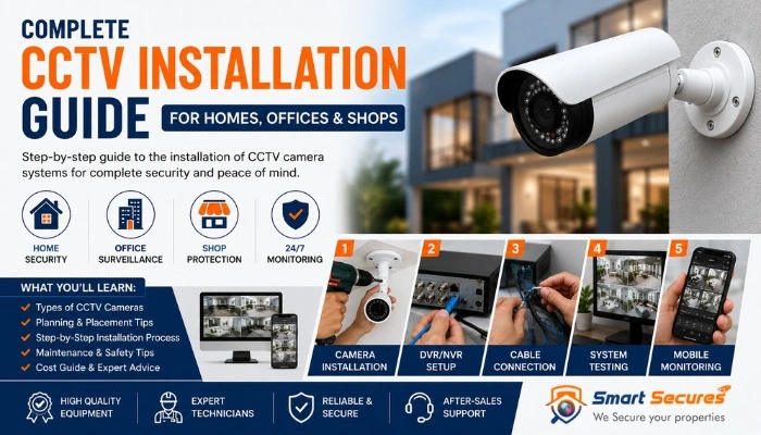 Complete CCTV Installation Guide for Homes, Offices & Shops