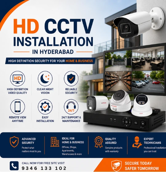 HD CCTV Camera Hyderabad — Smart Secures