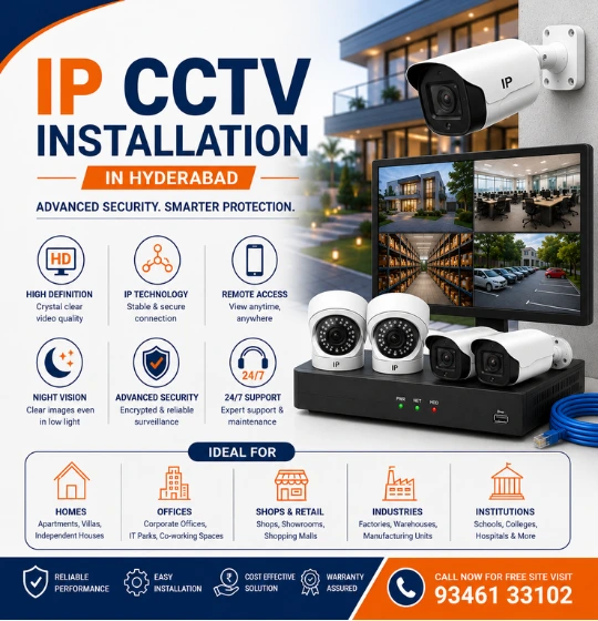 IP CCTV Camera Hyderabad — Smart Secures