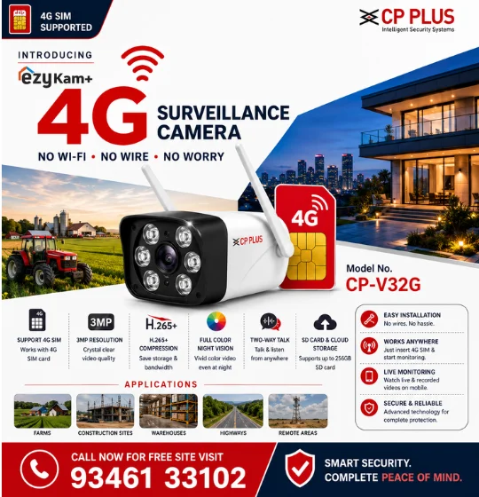 SIM-Based CCTV Camera Hyderabad — Smart Secures