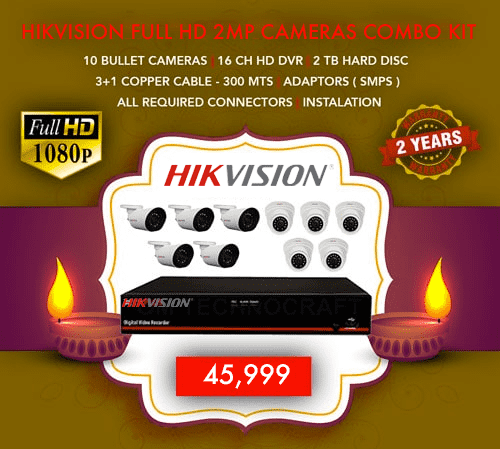 Hikvision 2MP 10 CCTV Camera