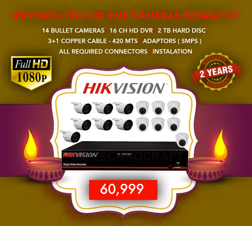 Hikvision 2MP 14 CCTV Camera