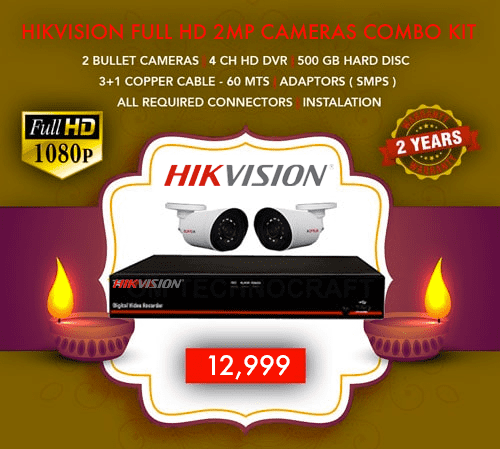 Hikvision 2MP 2 CCTV Camera